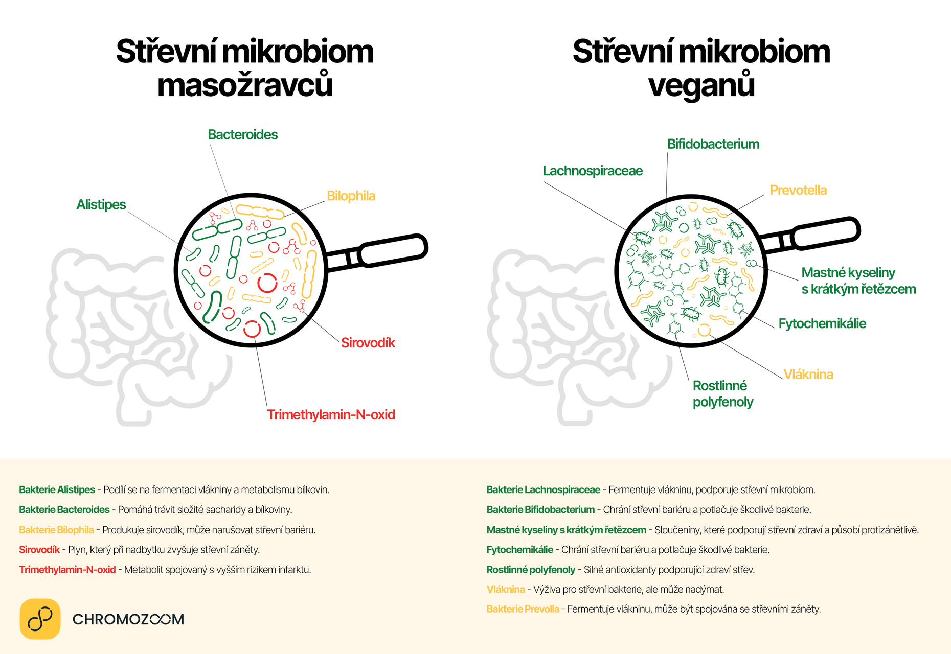 foto: Chromozoom masozraveci vs vegani