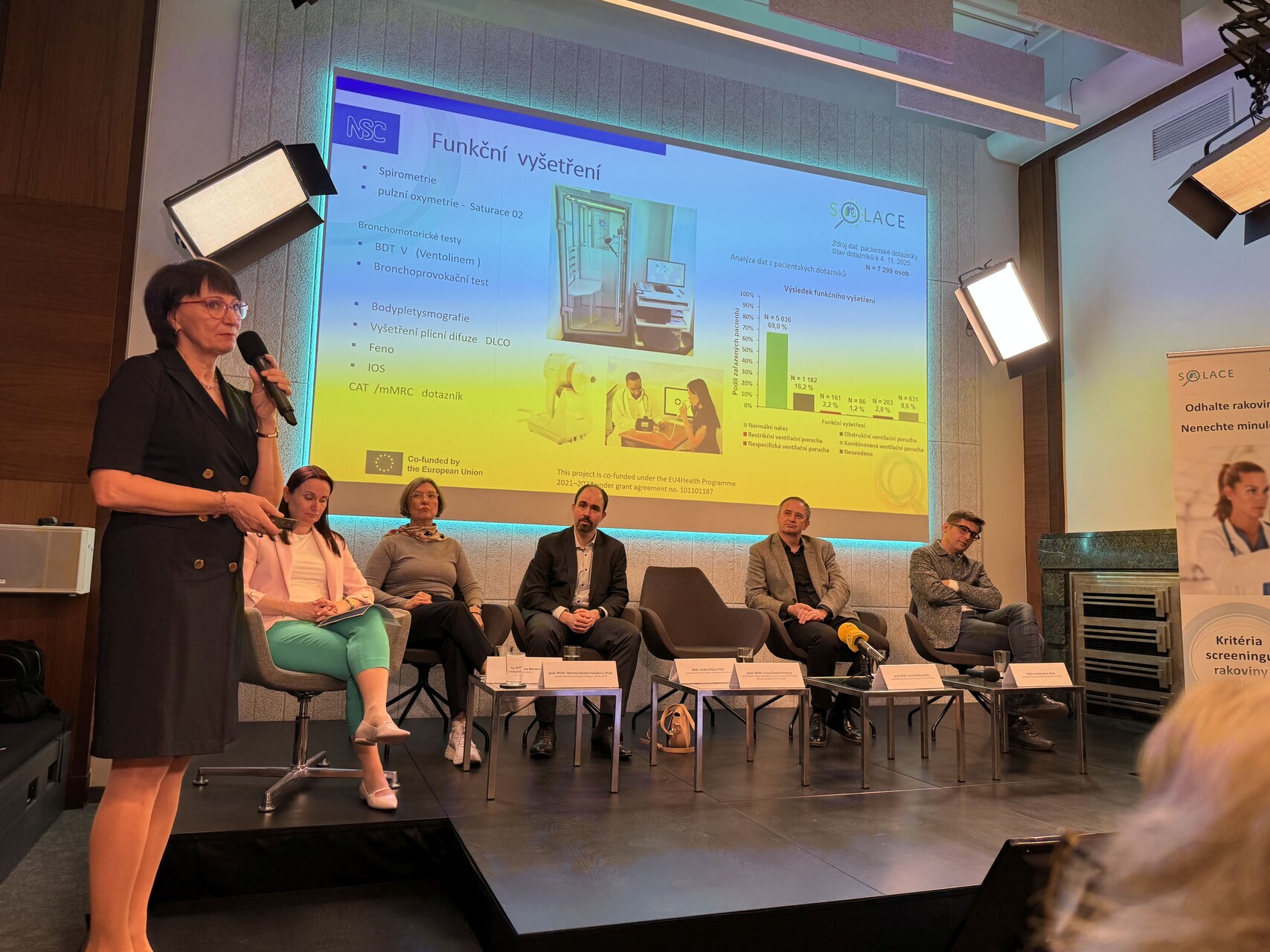 Tisková konference ke screeningu rakoviny plic panel 00318