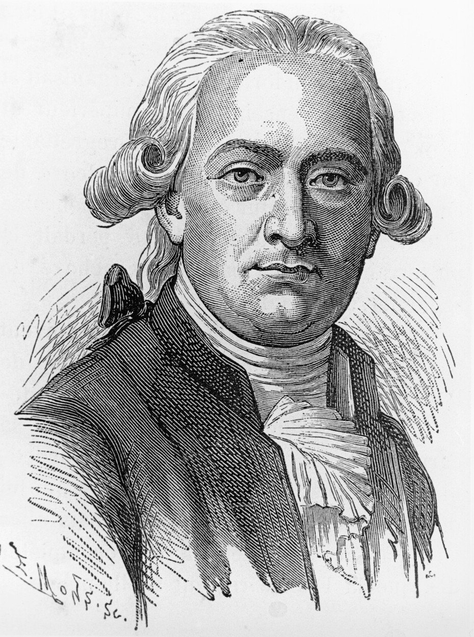Valentin Haüy, dobový portrét valentin hauy
